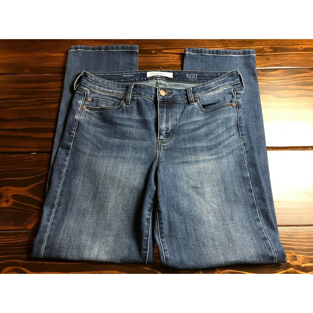 ECO Logical Jeans, Women's Size 10, Blue, Denim, Straight Leg, Pockets
